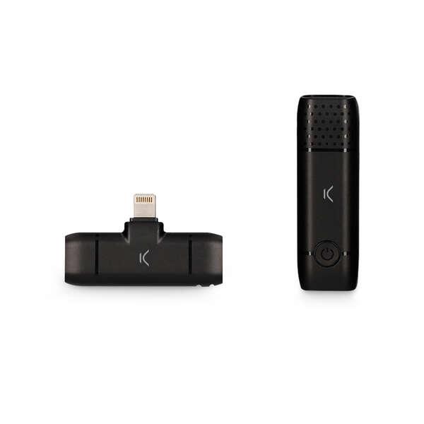 Microfono Wireless Ksix Lightning - Autonomia fino a 10h - Trasmissione fino a 20m