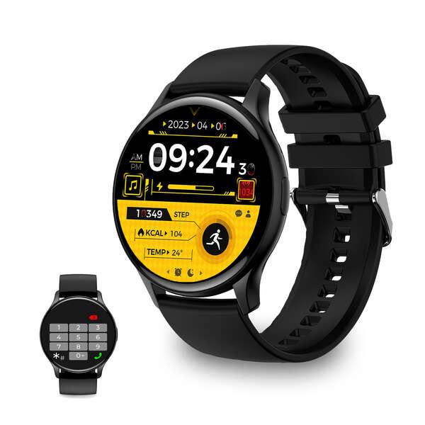 Smartwatch Ksix Core Amoled - Monitoraggio della frequenza cardiaca - Monitoraggio del sonno - Colore Nero