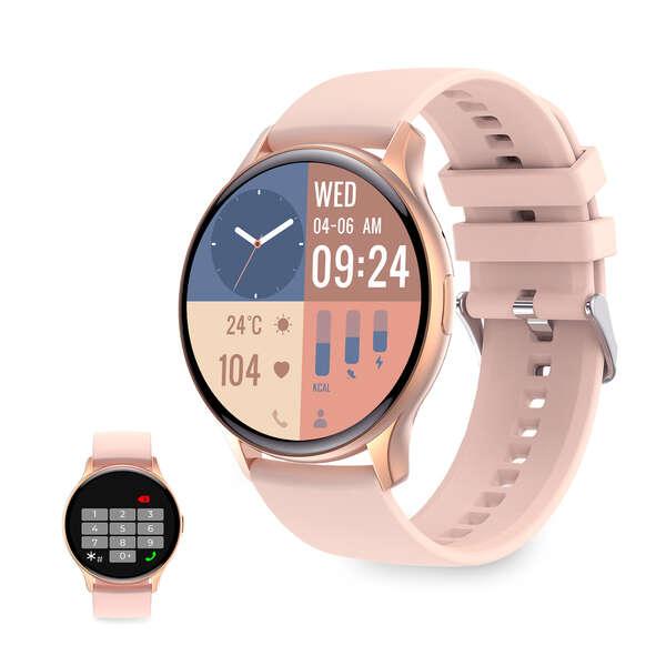 Smartwatch Ksix Core Amoled - Monitoraggio della frequenza cardiaca - Monitoraggio del sonno - Colore Rosa