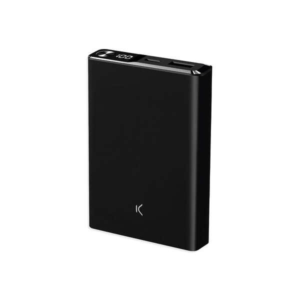 Ksix Powerbank Magsafe 10000mAH 22,5W PD + 15W Wireless + cavo da USB-A a USB-C - Nero