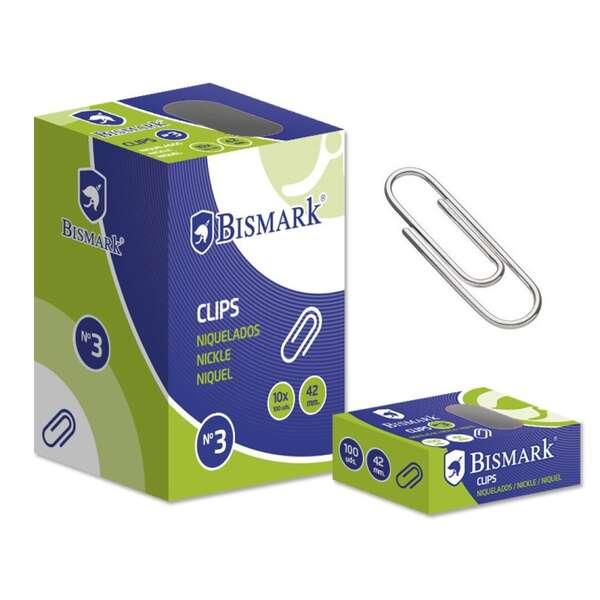 BISMARK 100 CLIP PACCHE Nº3 42mm - Nichel