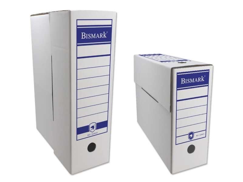 Bismark Seguendo File File Box - Colore bianco