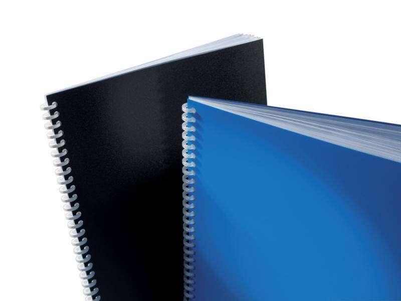 Copertine GBC Polyclearview per rilegatura - A4, 800 micron - Nero e opaco - Colore nero