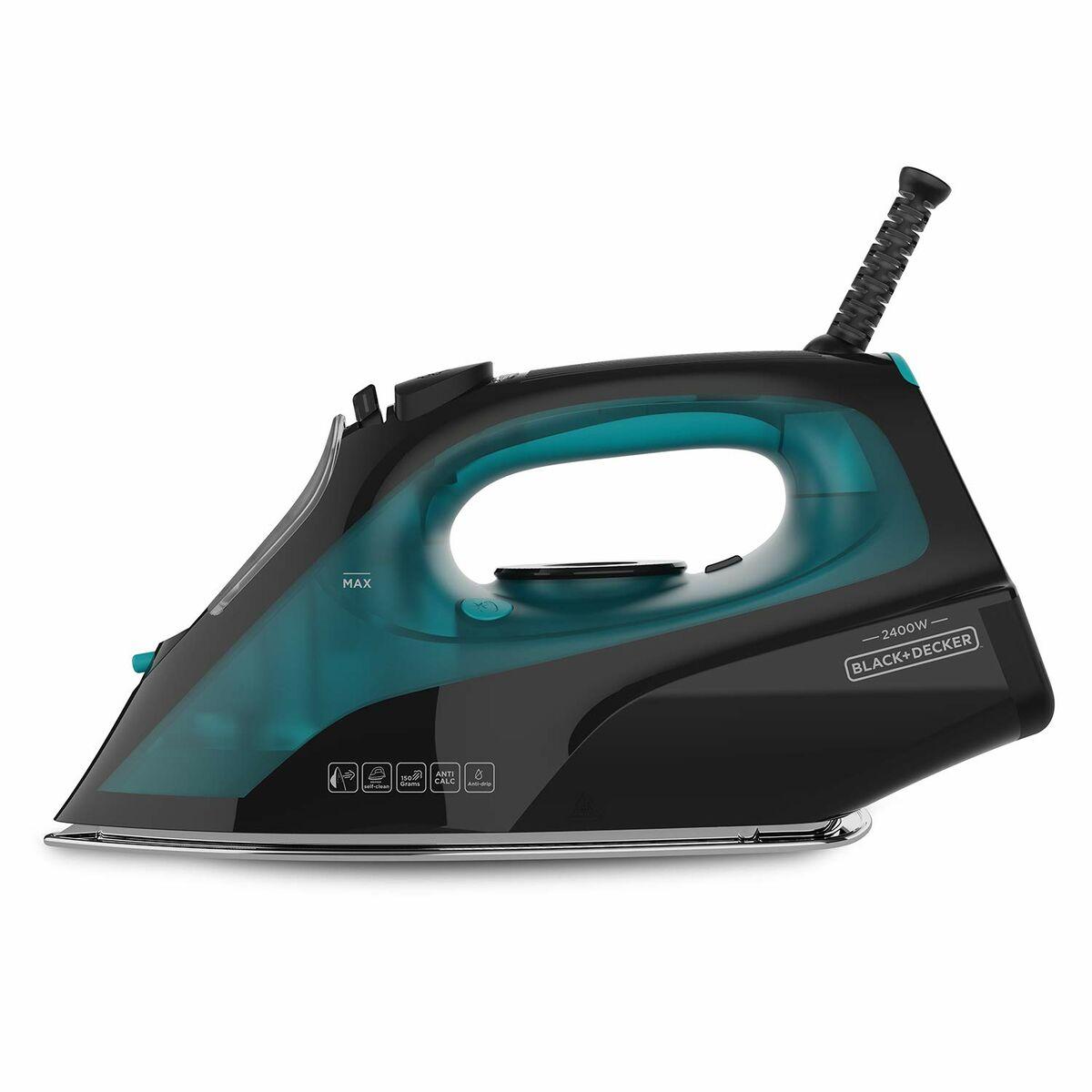 Black+Decker BXIR2403E Ferro da stiro a vapore in ceramica Nero