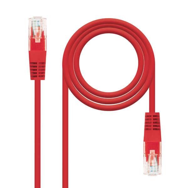 Nanocable 10.20.0101-R cavo di rete Rosso 1 m Cat5e U/UTP (UTP)