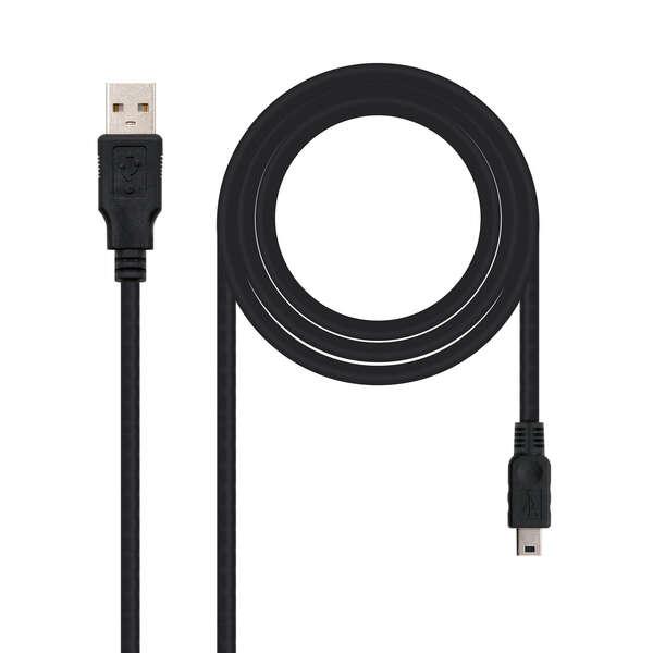 Nanocable 10.01.0405 cavo USB 4,5 m USB 2.0 USB A Mini-USB B Nero