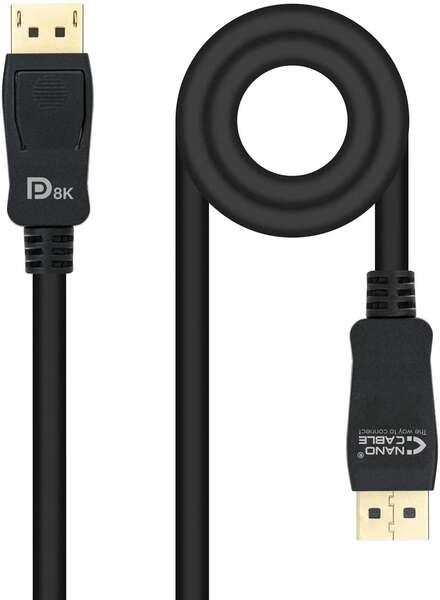 Nanocable 10.15.2501 cavo DisplayPort 1 m Nero