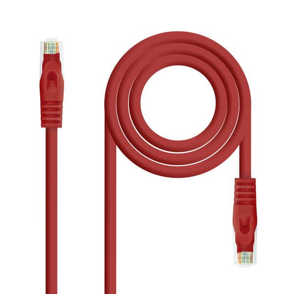 Nanocable 10.20.1800-L25-R cavo di rete Rosso 0,25 m Cat6a U/UTP (UTP)