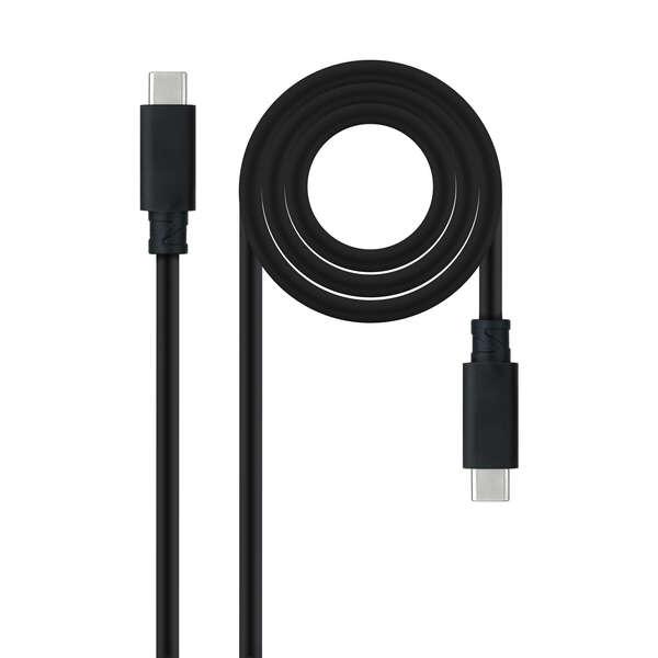 Nanocable 10.01.4101-L150 cavo USB 1,5 m USB 3.2 Gen 2 (3.1 Gen 2) USB C Nero