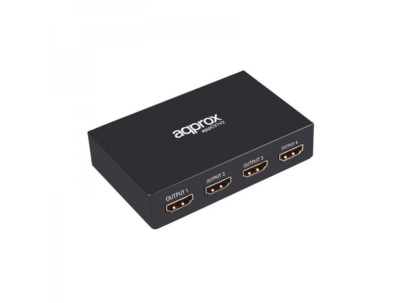 Moltiplicatore di segnale HDMI Circa - HDMI 1.4 - 4K Risoluzione, 3D, HDCP 1.0/1.1/1.2.