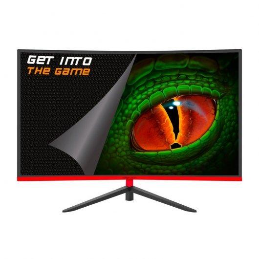 Monitoraggio LED di gioco Keepout 27 Curvo - Full HD 1080p - 16: 9 - Angolo di visione 178Âº - Altoparlanti posteriori - Risp