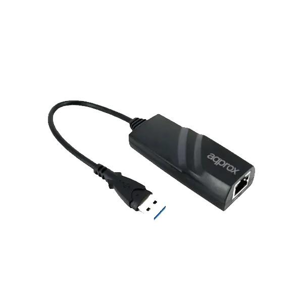 Adattatore di circa USB 3.0 a RJ -45 - Trasferimento fino a 1000 Mbps - cavo da 19 cm