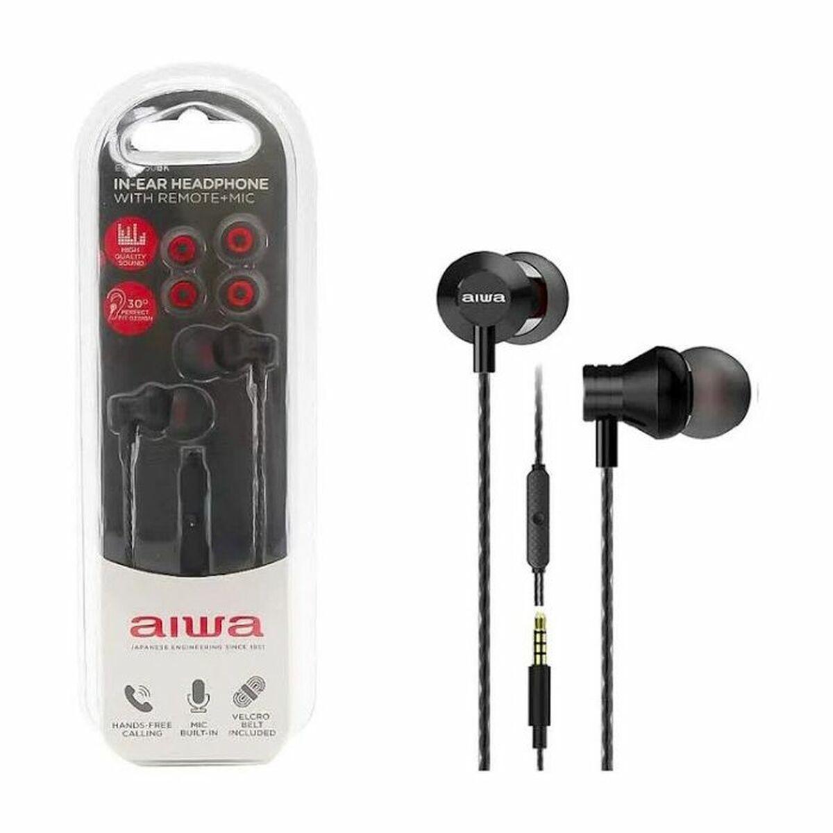 Auricolari Aiwa ESTM50BK Nero