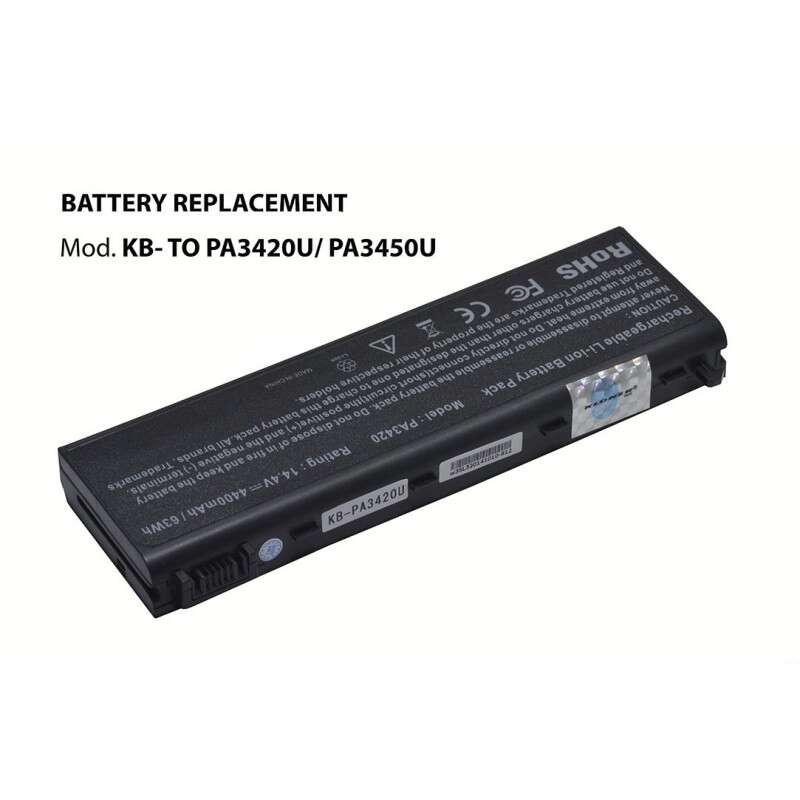 Kloner KB-TOPA3420U/PA3450U Batteria per Toshiba 14.4V 4400MAH