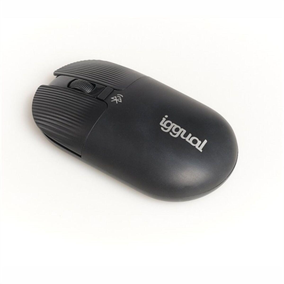 Mouse Bluetooth iggual YIN-1600DPI nero