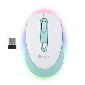 NGS SMOG MINT-RB mouse Ambidestro RF senza fili + Bluetooth Ottico 2400 DPI