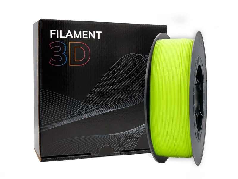 Filamente 3D Plameter - 1,75 mm - 1 kg di colore giallo fluo