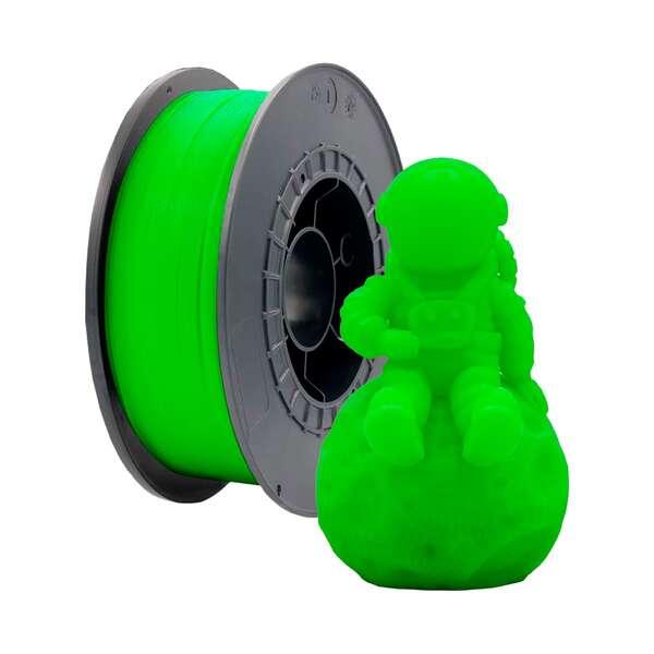 Filamente 3D Plameter - 1,75 mm - Bobina da 1kg - Colore verde fluorescente