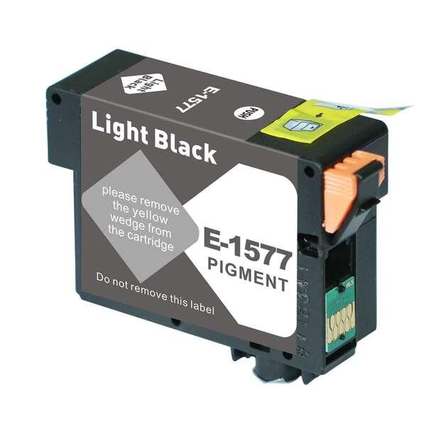 Cartuccia d'inchiostro pigmentato generica Epson T1577 Light Black Light - Sostituzione C13T15774010