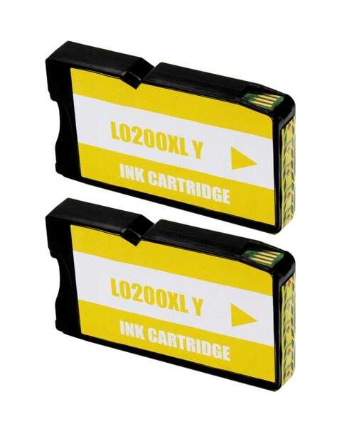 Lexmark 200xl Yellow Pack 2 cartucce generiche - Sostituisce 14L0200