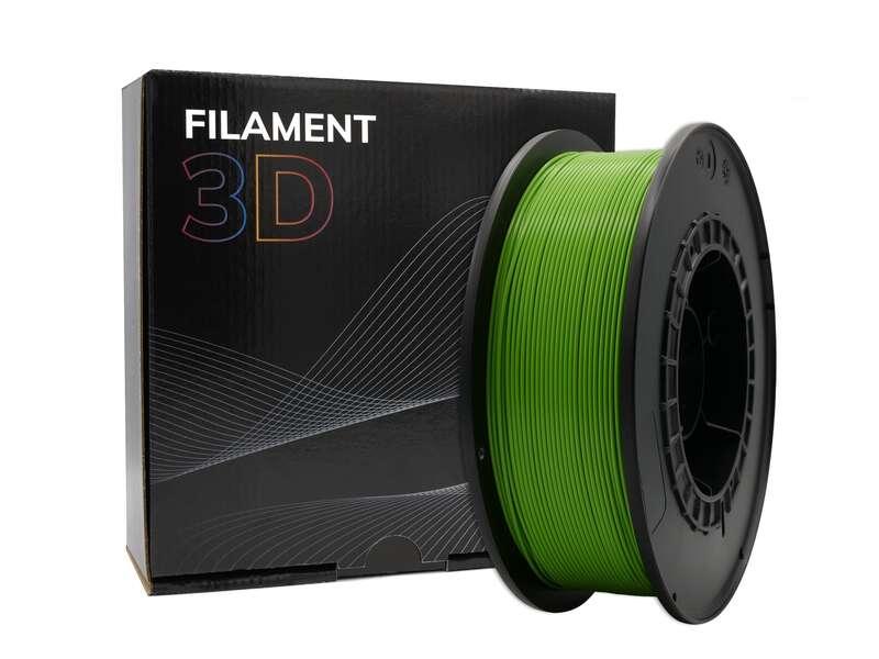 Filamento PLA 3D - Diametro 1,75 mm - Bobina da 1 kg - Colore verde mela