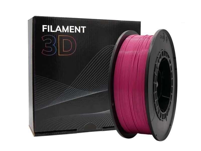 Filamento PLA 3D - Diametro 1,75 mm - Bobina da 1 kg - Colore magenta