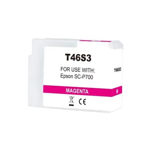 Cartuccia d'inchiostro pigmentato generica Epson T46S3 Vivid Magenta - Sostituisce C13T46S300