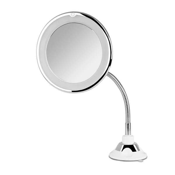 Orbegozo ESP 1020 Specchio cosmetico con luce LED - Ingrandimento 10X - Braccio estensibile 29 cm - Orientamento a 360º - Vent