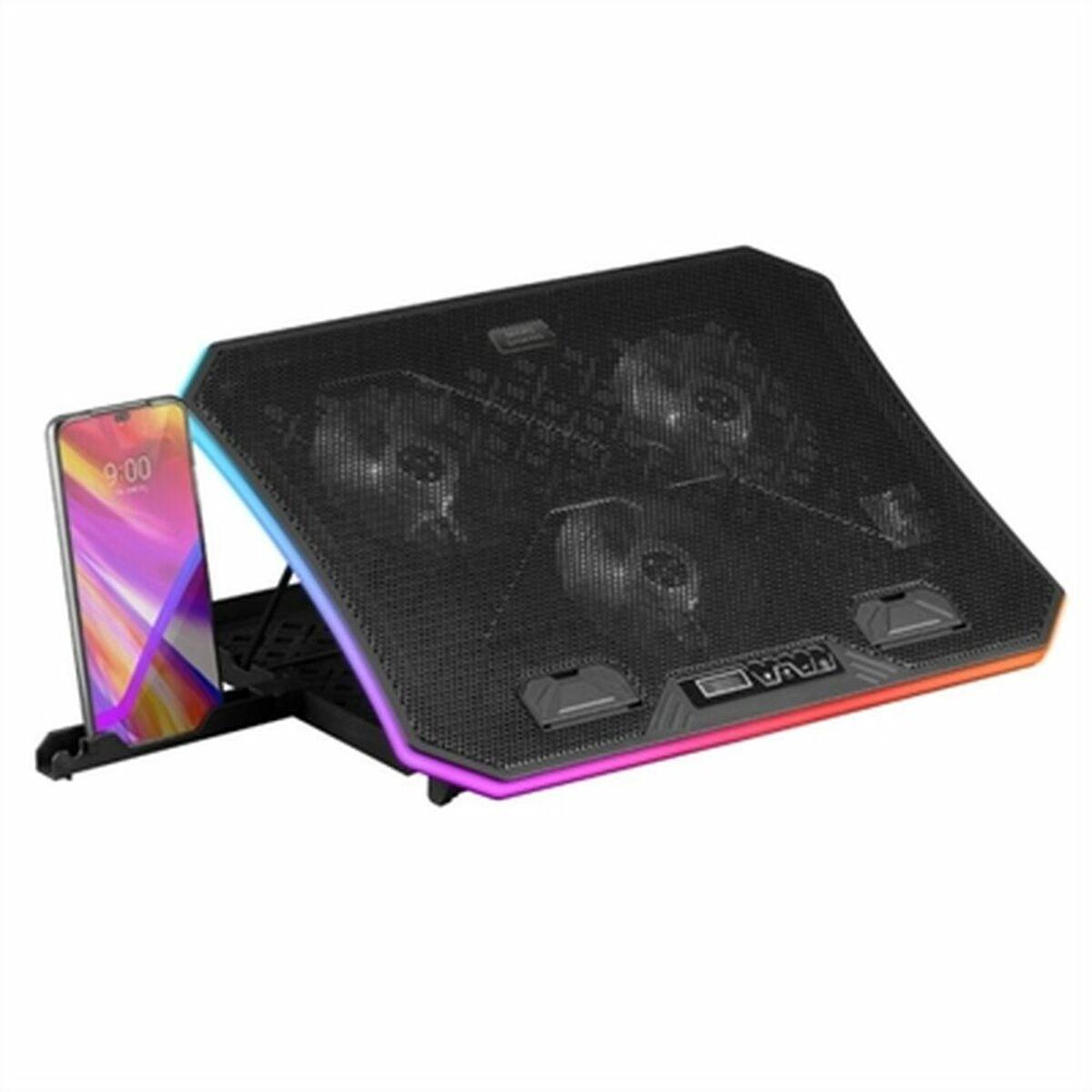 SUPPORT VENTILÉ MARS GAMING MNBC6 RGB 19MAX (NOIR)