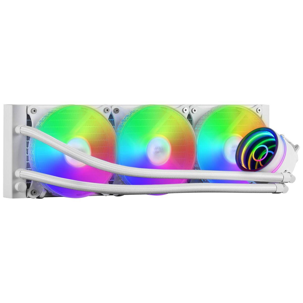 KIT WATERCOOLING AIO MARS GAMING ML-ONE RGB - 360MM (BLANC)