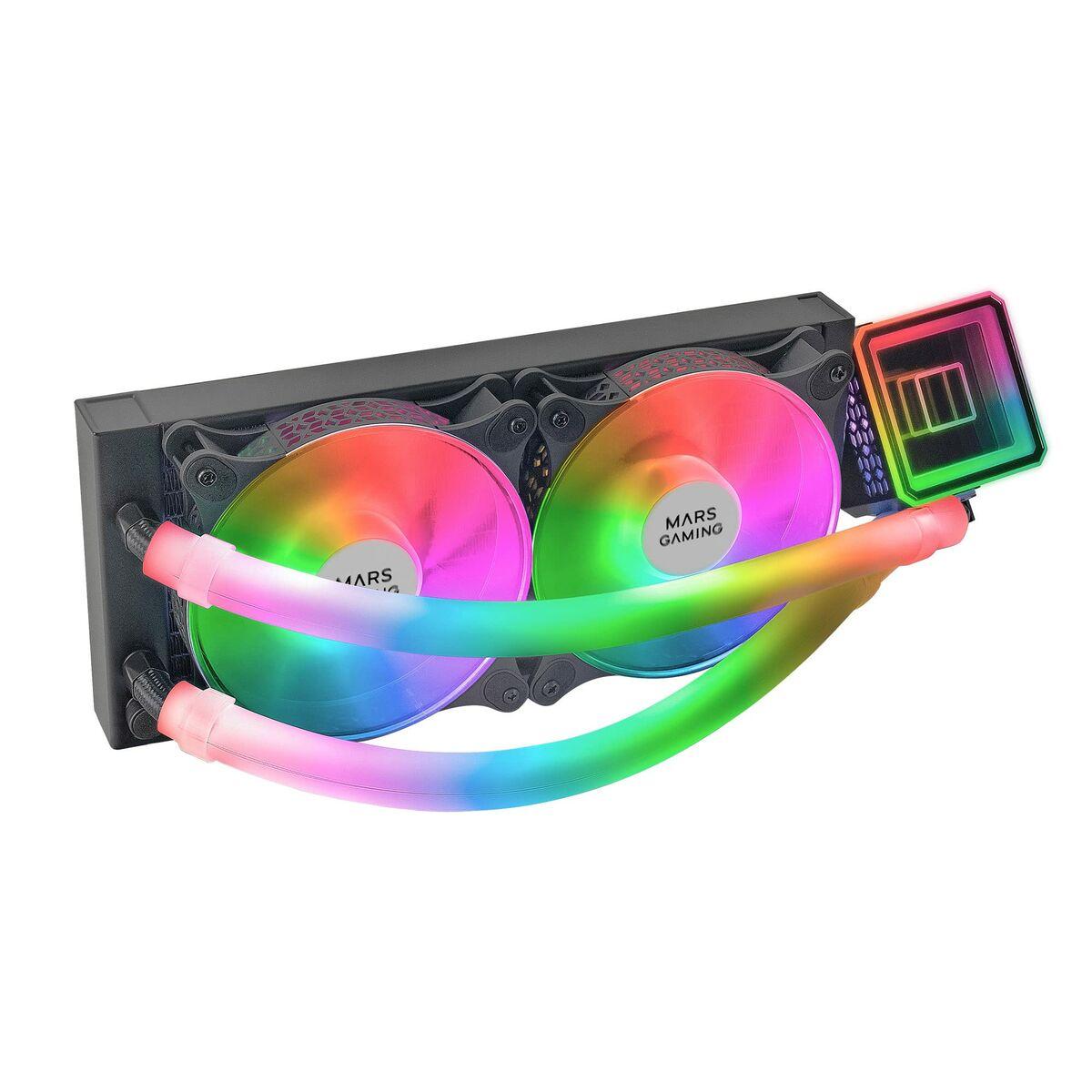 KIT WATERCOOLING AIO MARS GAMING ML-ULTRA240 RGB - 240MM (NOIR)