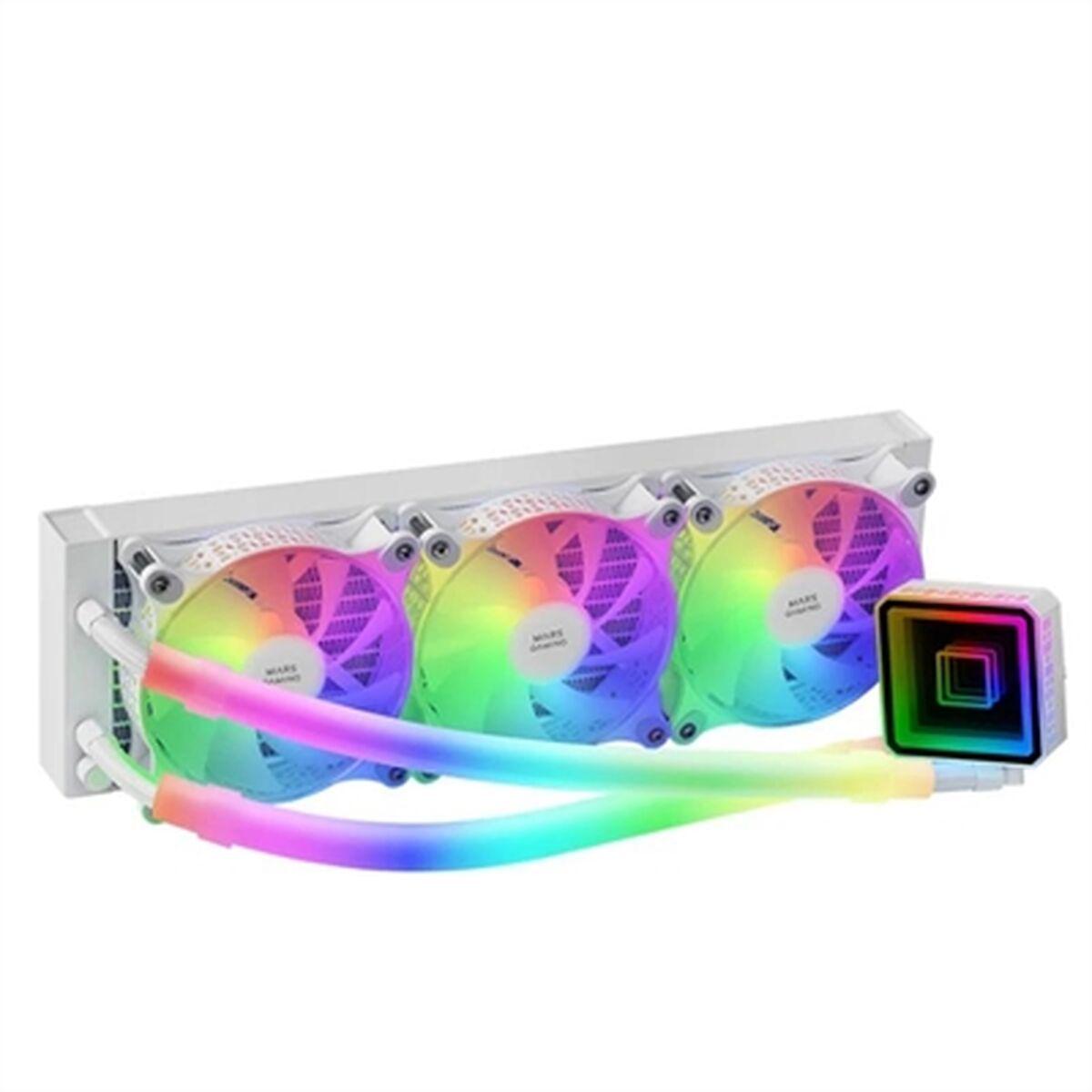 KIT WATERCOOLING AIO MARS GAMING ML-ULTRA RGB - 360MM (BLANC)