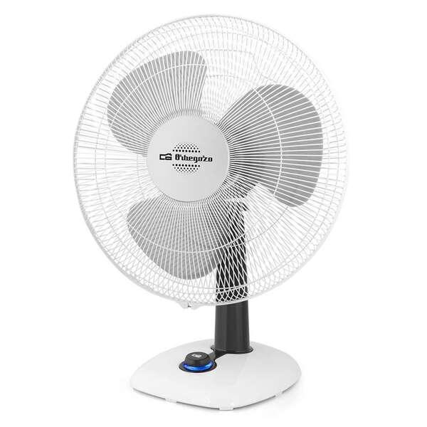 Orbegozo TF 0143 Ventilatore da Tavolo Elegante ed Efficiente - Pale da 40 cm - 3 Velocità - Funzione Oscillazione - Silenzios