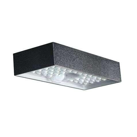 Elbat Applique LED Solare Moderno - 6W - 800lm - Colore Nero