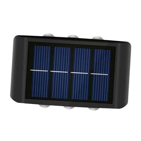 Elbat Applique Solar LED 150LM - Pannello solare integrato 2V, 150 mAh - Batteria 1,2V, 600 mAh