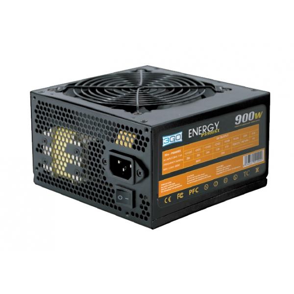 Alimentatore 3GO 900 W Energy (4xSata + 12 cm + 1xpcix + 8pin)