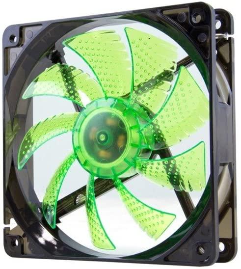 NOX Coolfan 120mm Verde Fantastica - Connettore 3 e 4 pin - Silenzio