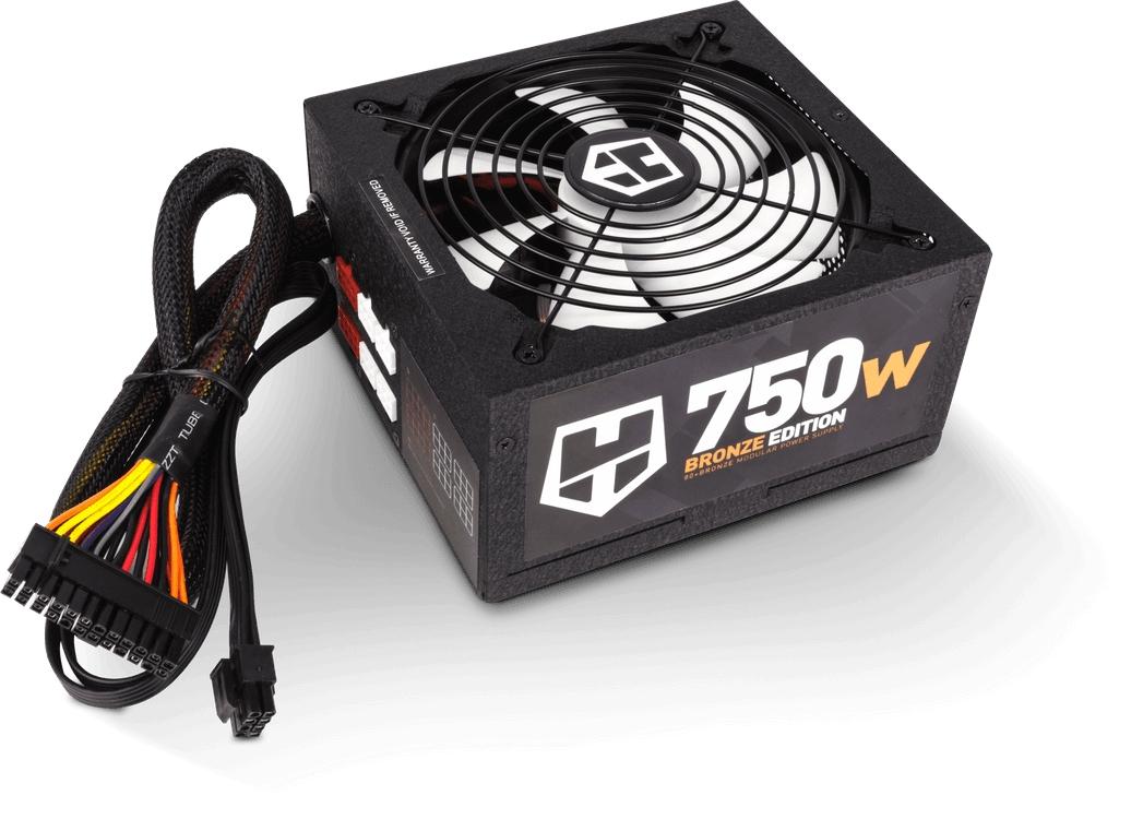 NOX HUMMER 80 Plus Bronze 750W Fonte alimentare 750W ATX 2.31 12V - PFC attivo - Certificazione 80 Plus - Ventola ad ultrasilen