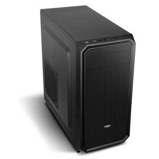 NOX Coolbay MX2 Miniter Miniter Box - Mesh metallica anteriore - 2x SSD 2.5 - 2x HDD 3.5 - 1x ODD 5.25 - USB 3.0, USB 2.0, SD e