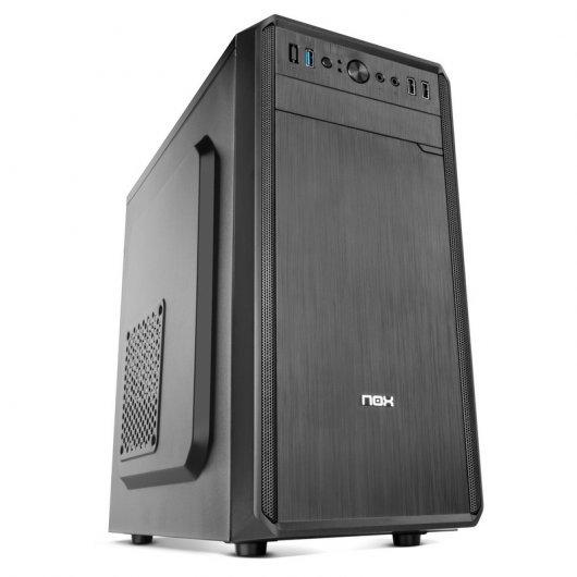 NOX Lite 030 Micro ATX e Mini ITX Minitorer Box - Fonte 500W - Side Grace - 4x SSD - 3x HDD - 1x ODD 5.25 - USB 3.0, USB 2.0 -