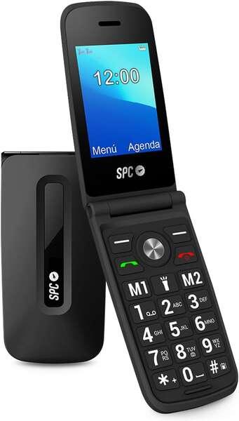 SPC Titan Telefono de Tapa - Design funzionale ed elegante - Tasti e tasti grandi - Azioni intelligenti di aiuto - Acceso diret