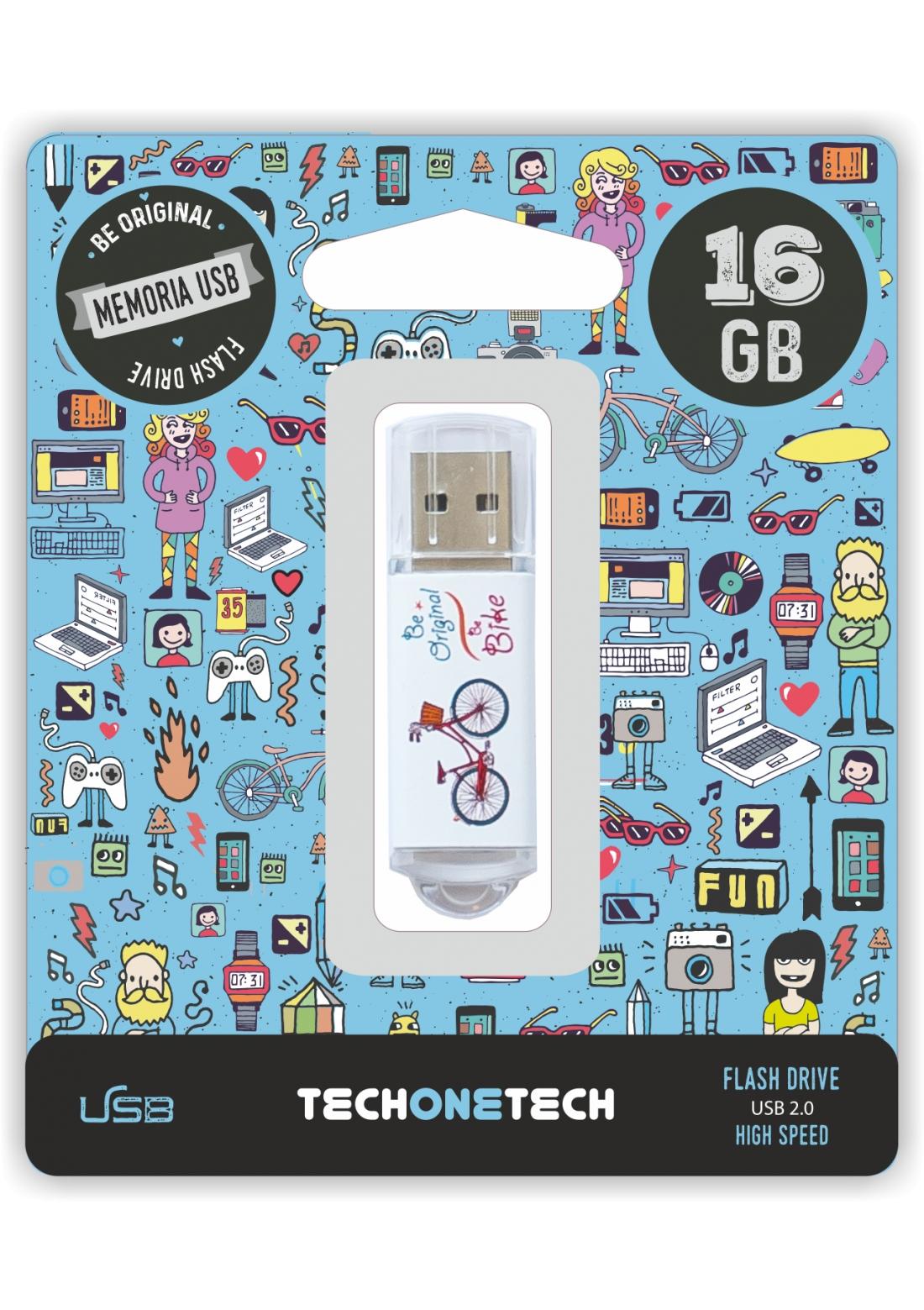 TechOnetech Be Bike USB 2.0 16GB (Pendrive)