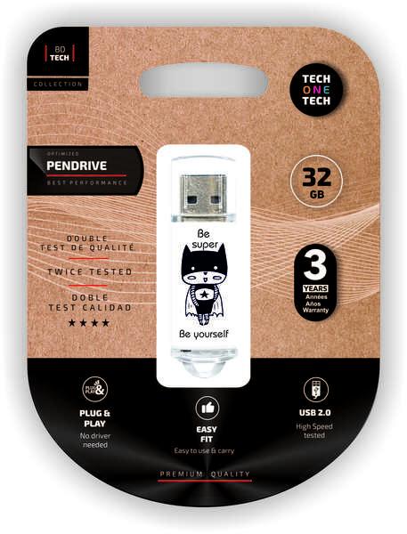 TechOnetech Be Super Memoria USB 2.0 32GB (Pendrive)