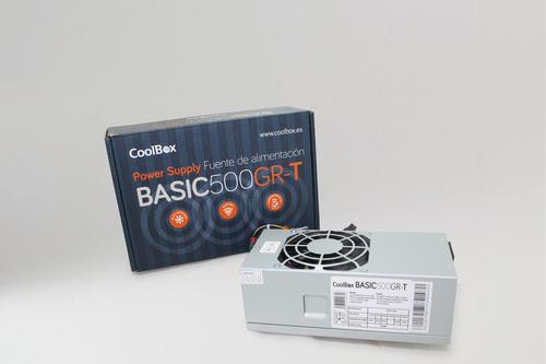 CoolBox BASIC500GR-T alimentatore per computer 500 W 20+4 pin ATX TFX Grigio