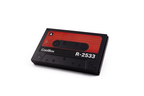 CoolBox SlimChase R-2533 Box esterno HDD/SSD Nero, Rosso 2.5"