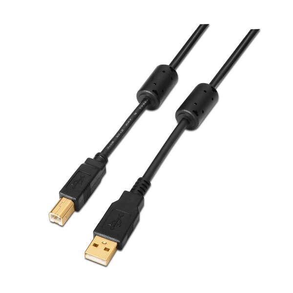 AISENS A101-0009 cavo USB 2 m USB 2.0 USB A USB B Nero