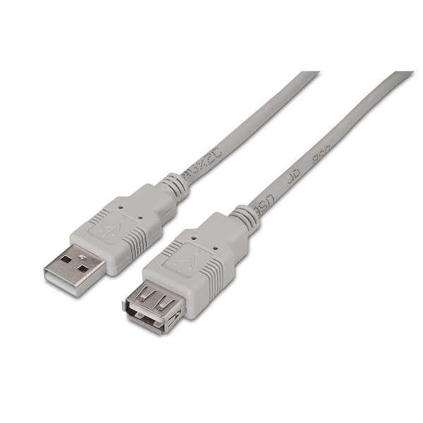 AISENS A101-0013 cavo USB 1,8 m USB 2.0 USB A Beige