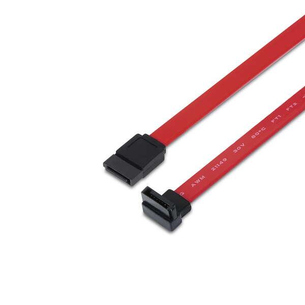 AISENS A130-0155 cavo SATA 0,5 m SATA 7-pin Nero, Rosso