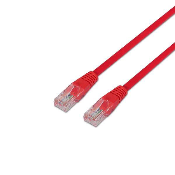 AISENS A135-0238 cavo di rete Rosso 1 m Cat6 U/UTP (UTP)