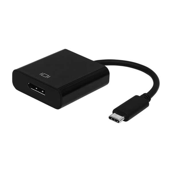 AISENS A109-0345 cavo e adattatore video 0,15 m DisplayPort USB tipo-C Nero